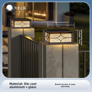 VINCAN | Outdoor Solar Circular Post Light