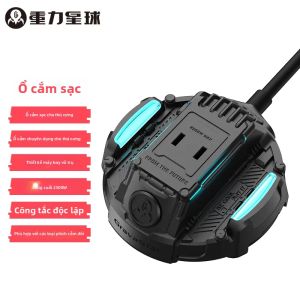 Gravastar | Ổ Cắm Mở Rộng 1.5m GaN Sạc Nhanh 65W