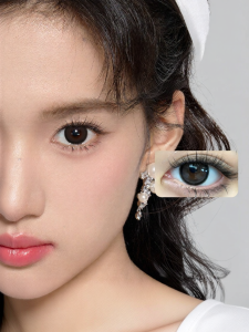 TINACON | Kính Áp Tròng Màu Đen Dùng Hàng Ngày Đường Kính 14.5mm