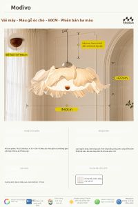 FANCY LAMP CLUB | Đèn Trần Chăm Sóc Mắt Full Spectrum Phong Cách Cổ Điển Pháp
