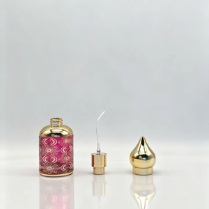 Vỏ rỗng chai đựng nước hoa kiểu dáng trụ tròn phủ UV 30ml vòi xịt phun sương cao cấp thuỷ tinh dày dặn.