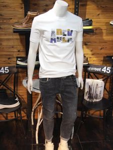 Áo Thun Nam Tay Ngắn Mùa Hè Mỏng Ôm Vừa Vặn Chất Liệu Cotton Pha Trộn Thời Trang Thường Ngày Phong Cách Mỹ