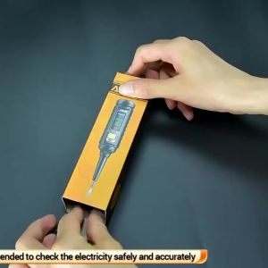 Bút Thử Điện - Tua Vít Thử Điện Cảm Ứng Báo Hiệu Đèn 3 Màu Và Âm Thanh Dùng Kiểm Tra An Toàn Điện