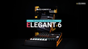 Mixer Audio Soundbest Elegant 6 Original 6 Channel + R L With Compressor Micer Soundbest Elegant6 Mixing 6