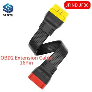 JFIND JF36 16Pin Male To 16 Pin Female OBD 2 OBD II Extension Connector For Auto Diagnostic Extending Cable For ELM327 Car Tool