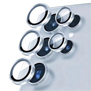 Metal Camera Lens Protector For Samsung Galaxy S25 Ultra S25+ Plus Alloy Ring Back Lens Glass Cover With Positioner For S25ultra