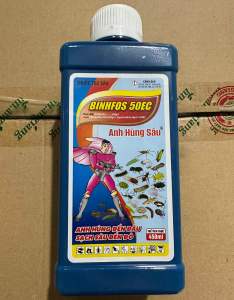 THUỐC TRỪ SÂU BINHFOS 50EC CHAI 450ML ( Thay Thế Chlorpyrifos Ethyl 500/l + Cypermethrin 50g/l ) DIỆT TRỪ NHÓM SÂU MIỆNG NHAI GẶM NHẮM CHÍCH HÚT
