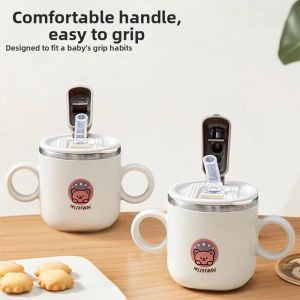 WODEBAIHUI | Spill-Resistant Heat-Resistant Baby Training Cup