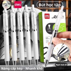 deli | Bút Viết Nhanh Khô Cho Học Sinh Ôn Thi