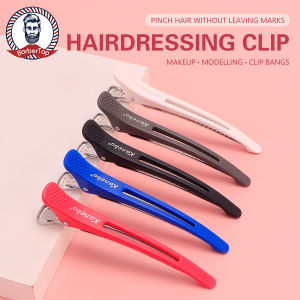 6pcs Heat-Proof Hairpins Salon Haircut Anti-static Carbon Hair Clips Professional Womens Braided Styling Tool Accessories