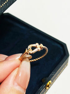 แหวนหัวม้าลายเงินแท้สไตล์เกาหลีสำหรับผู้หญิง แหวนแฟชั่นแบบเรียบง่ายที่สวมใส่สบายในชีวิตประจำวัน