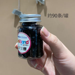 Uniband Thickened Disposable Elastic Hair Ties for Women High Elasticity Durable Black Hair Bands Suitable for All Hair Types