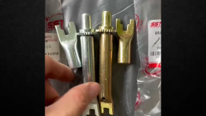 ตัวตั้งเบรค MAZDA FIGHTER FORD RANGER NISSAN NAVARA SSTY-0902031L 0902032R ซ้าย-ขวา เกรดอย่างดี ขาตั้งเบรค/ONJL