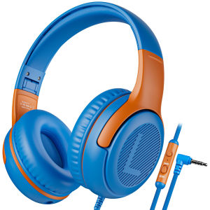 AWATRUE AT2 1/2/3Pcs Headset 3.5mm Stereo Sound Headphones with Mic Soft Memory Earmuffs for PCLaptopKids for School Toddler