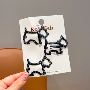 Black Cute Stars Hair Clip