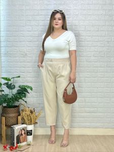 กางเกงสาวอวบสาว plus size กางเกงขายาว(ความยาวขา 38 นิ้ว) ผู้หญิง Lady Clothing Women  Miss M.A.Closet