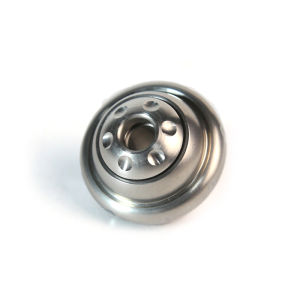 Đồ Chơi Giảm Stress Hình UFO Bằng Thép Không Gỉ Dạng Con Quay Ngón Tay Mặt Dây Chuyền EDC Phụ Kiện Giải Tỏa Căng Thẳng Kèm Dây Dù Dành Cho Người Lớn