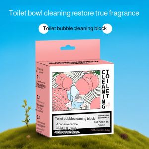 น้ำยาล้างห้องน้ำกลิ่นหอม การขจัดตะกรันและกําจัดกลิ่นโดยอัตโนมัติ บล็อกทําความสะอาดห้องน้ำ