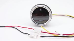 RYSJM | 0-190 Ohms Car Motorcycle Fuel Gauge Digital Red Backlight Auto Car Boat Water Tank Level Indicator for 12V /24V Oil Tank Meter