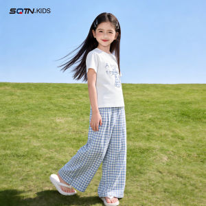 SQTN.KIDS | Summer Girls Sports Leisure Outfit 2-Piece Set