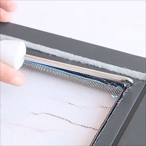 Spline Rol Renovator Penggantian Aksesoris Instalasi Jaring Pasir Kasa Jendela Anti-Nyamuk Serangga Window Installation Screen Door 2 in 1 HSSecury HS02 - 7COT2VRE