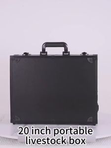 Stylish makeup mirror Portable Professional makeup case with Lights with Mirror Large Capacity Makeup Case
