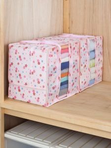 Original Premium Non-Woven Fabric Zipper Storage Bag Handheld Dustproof Blanket Storage Bag Four-Piece Set Visible Design