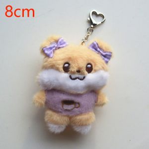Bandai | Móc Khóa Thú Bông Wonhee Moka Anime Cosplay Thú Nhồi Bông Hình Thú Mặt Dây Chuyền Ba Lô Quà Tặng Iroha Minju Dành Cho Fan Đồ Chơi Móc Khóa Dễ Thương