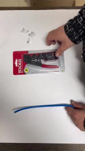 kebidumei | Kebidumei CAT7 CAT6 Crimp Plier Crimping Tool Wire Stripping Cutting Vertical Crimping Network Cable Pliers 8P6P RJ45 Connector
