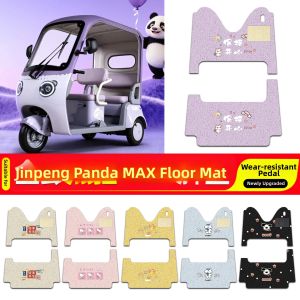 For Jinpeng Panda MAX Electric Tricycle Footmat Decorative Accessories
