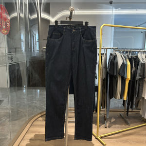 Homesick Modern Style Mens ลำลอง Straight Leg กางเกงยีนส์ ระบายอากาศได้ดี น้ำหนักเบา ฤดูใบไม้ผลิ ฤดูร้อน ผ้าฝ้าย โพลีเอสเตอร์ ผ้าวิสโคส ผ้าไหมผสมไลโอเซลล์