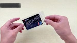 Isi 50 Id Card Holder Waterproof Tempat Bening Name Tag Id Transparant