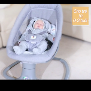 Nôi điện ru ngủ kết hợp ghế đọc sách cho bé Mastela 8104/8106 nhạc trắng êm dịu điều khiển từ xa