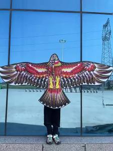 Emulation Flying Hawk Kite Bird Scarer Drive Bird Kite Bird Repellent for Garden Scarecrow Yard Kite Scaring Device