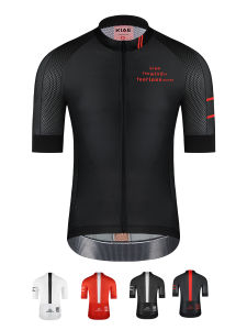 Kiae ฤดูร้อน เสื้อผ้าปั่นจักรยานแขนสั้นทําลายลมสําหรับผู้ชายและ ผู้หญิง จักรยานเสือภูเขาจักรยานเสือหมอบ ระบายอากาศได้ดี ตาข่าย บาง เสื้อท่อนบน