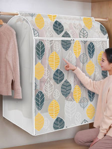 Full-Closed Dustproof Plastic Clothes Cover Transparent Hanging Coat Storage Organizer Bag for Coat And Clothes Storage