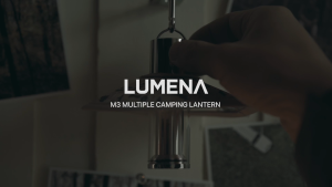 [LUMENA] M3 Rechargeable Camping Lantern | LG Battery | Wireless Flashlight & Tent Light | IP67 Waterproof Outdoor Mood Lamp
