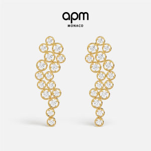 Irregular Bubble Gold-colored Earrings