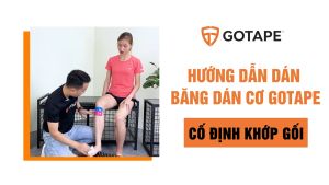 Băng Dán Cơ Thể Thao Chính Hãng GOTAPE Cuộn Pre-cut 5cm*5m chất liệu Rayon cao cấp không chứa cao su
