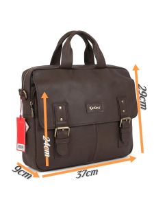 KicKers Genuine Leather Men & Women Handle Document Bag 87630 37cm9cm29cm