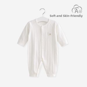 Pure Cotton Baby Romper Spring Autumn Winter Thin Base Layer Boys Clothes Newborn Baby Clothes Autumn Clothes for Boys And Girls Harries