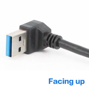 EELHOE | USB 3.0 Extension Cable Up Down Left Right Angle 90 Degree Male ToFemale Speed Data Cables Computer Laptop Connect Network Card