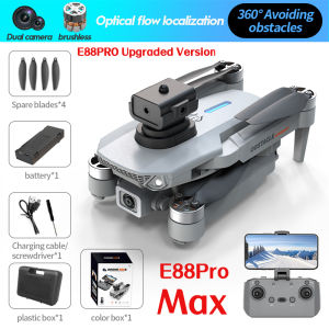 E88 Pro Upgraded Drone 8k Profesional 4K HD Camera FPV Obstacle Avoidance Aerial Photography Optical flow Foldable Quadcopter