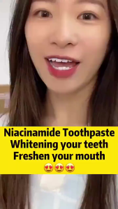 Pemutih Gigi Putih Whitening Toothpaste Teeth White Niacinamide Toothpaste Fresh Breath Free toothbrush