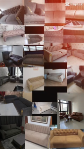 99 HOME IDEAS 1+2+3 SEATER MODERN STYLE SOFA (PREMIUM VELVET)/Various Combination Sofas (color optional)