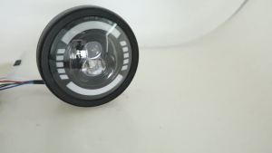 Universal 7 Inch Led Car Motorcycle Headlight DRL H4 Headlamp For Harley BMW Yamha Honda 7.5" Headlights Bracket Retro Bucket