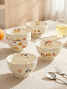 Yomerto | Cute Home Use Personal Child Eating Bowl