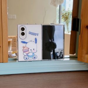 Sanrio | Ốp Điện Thoại Hình Chú Chó Hoạt Hình Dễ Thương Dành Cho Samsung Galaxy Z Fold 8 Ultra6 5 4 Có Dây Đeo Chống Sốc Chống Trầy Xước Chống Nước