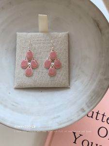 ต่างหูจี้ลูกไม้ยาวหรูหรา สไตล์ชาติพันธุ์ หรูหรา สไตล์วันหยุด เครื่องประดับแฟชั่นสำหรับผู้หญิง ไม่มีแบรนด์ โลหะผสม