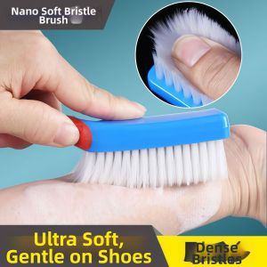 Multi-functional Soft Bristle Shoe Brush Long Handle